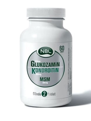 NBL Glukozamin Kondroitin MSM 60 Tablet