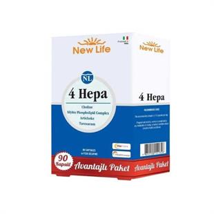 New Life 4 Hepa 90 Kapsül Avantajlı Paket