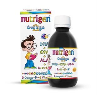 Nutrigen Omega 3 Balık Yağı Şurubu Çilek Aromalı 200 ml