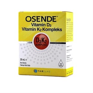 Osende Vitamin D3K2 Complex Damla 20 ml