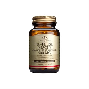 Solgar No-Flush Niacin 500 mg 50 Tablet