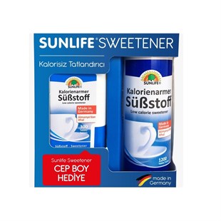 Sunlife Sweetener 1200 Tablet Cep Boy Hediyeli Paket
