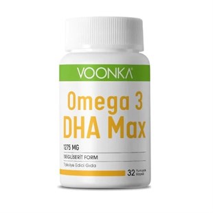 Voonka Omega 3 DHA Max 1275 mg 30 Yumuşak Kapsül