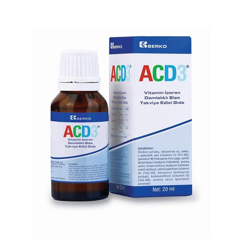 ACD3 Damla 20 ml