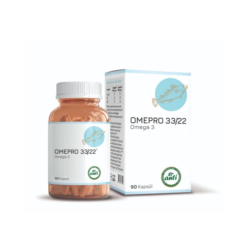 Anti Omepro 33/22 90 Kapsül