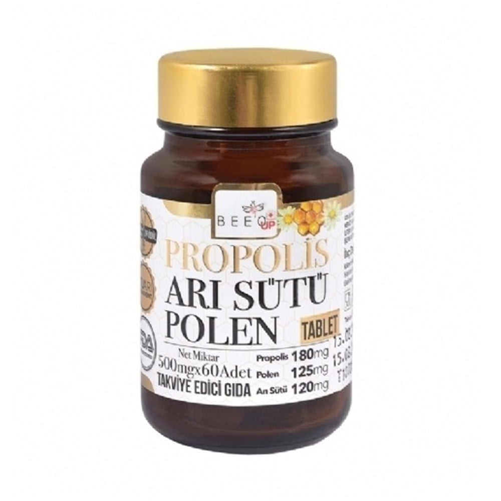 BEE'O Up Propolis Arı Sütü Polen 60 Tablet