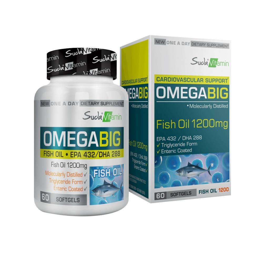 Bigjoy Omega Big Fish Oil 1200 mg 60 Kapsül