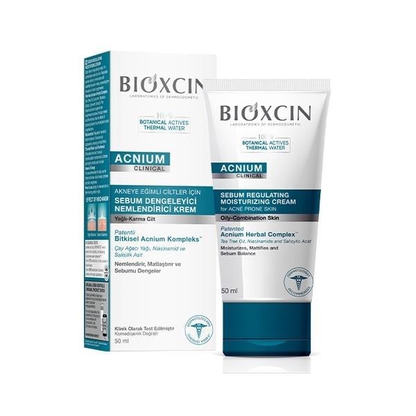 Bioxcin Acnium Sebum Dengeleyici Nemlendirici Krem 50 ml