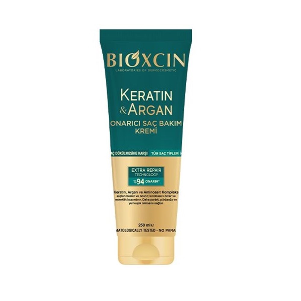 Bioxcin Keratin & Argan Onarıcı Saç Bakım Kremi 250 ml