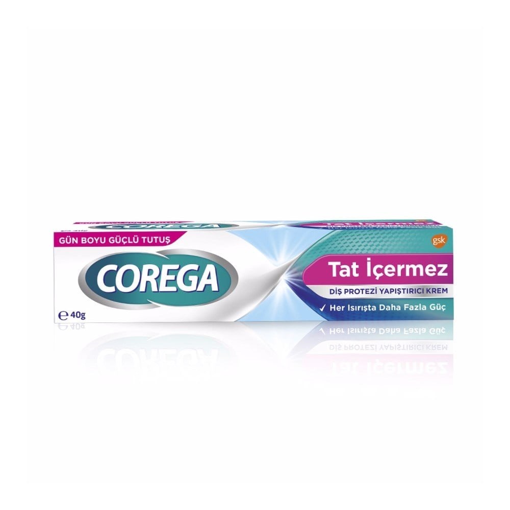 Corega Tat İçermez Diş Protezi Yapıştırıcı Krem 40 g