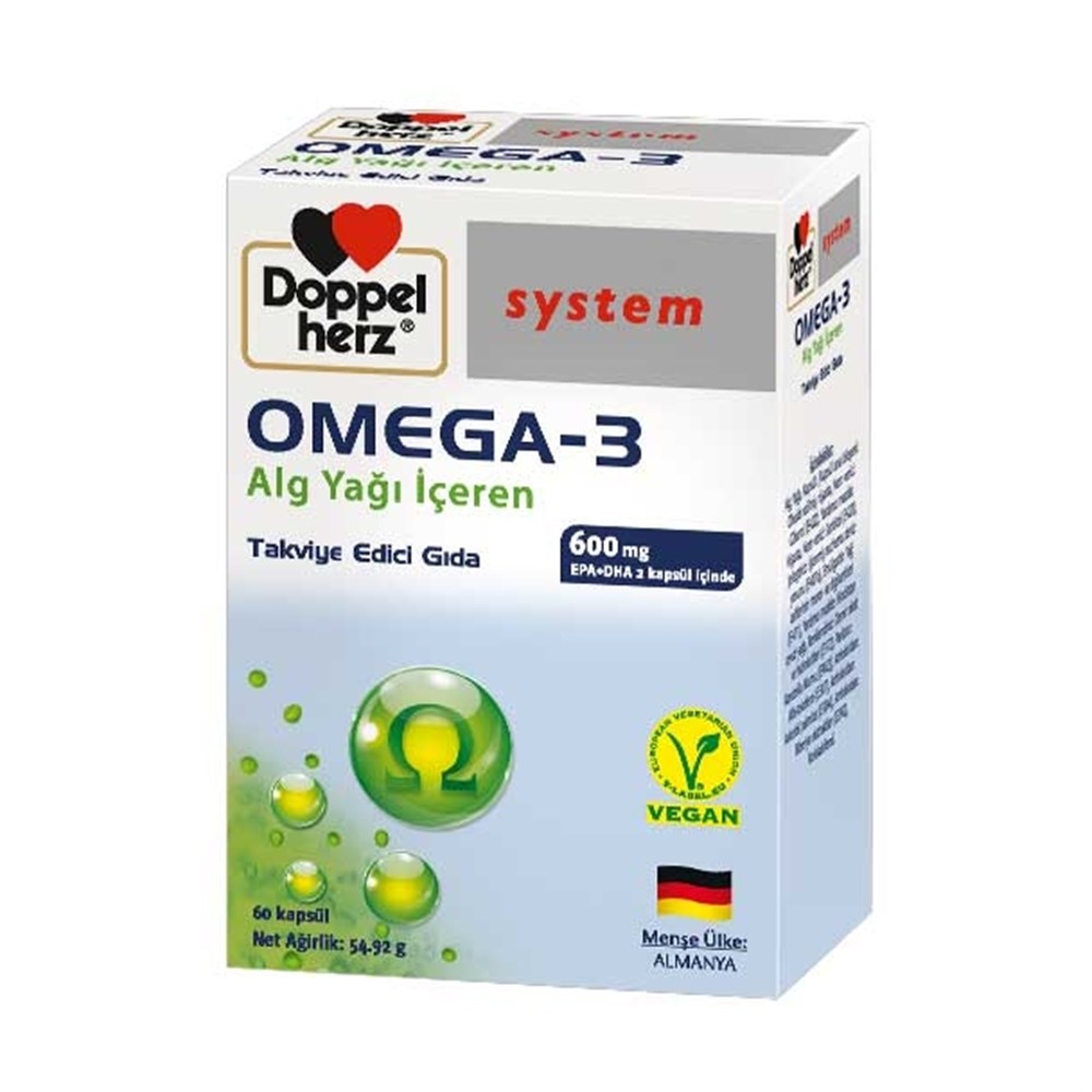 Doppelherz system Omega-3 60 Kapsül