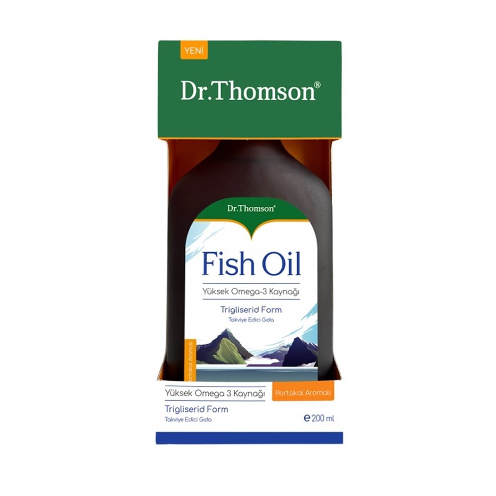 Dr. Thomson Fish Oil Portakal Aromalı 200 ml