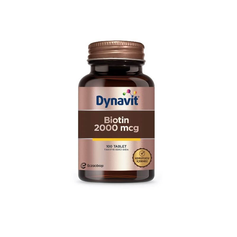 Dynavit Biotin 2000 Mcg 100 Tablet