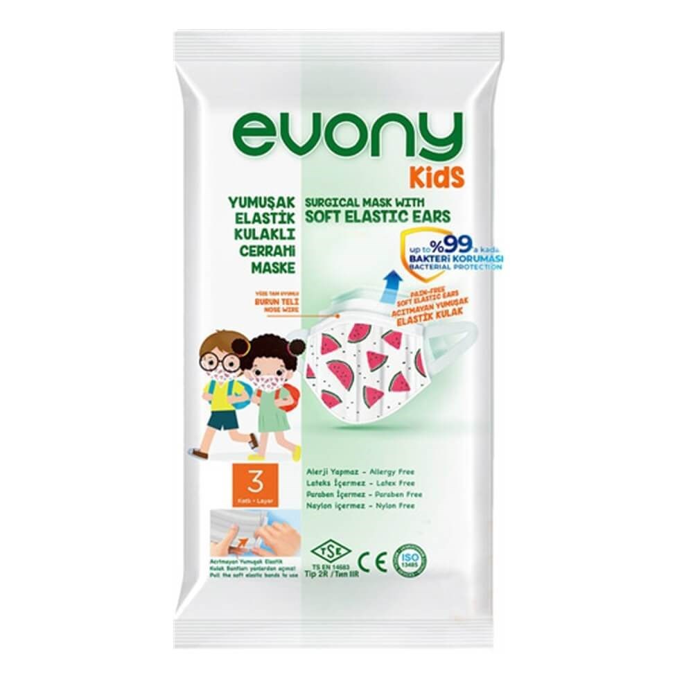 Evony Kids Çocuk Maskesi 10'lu
