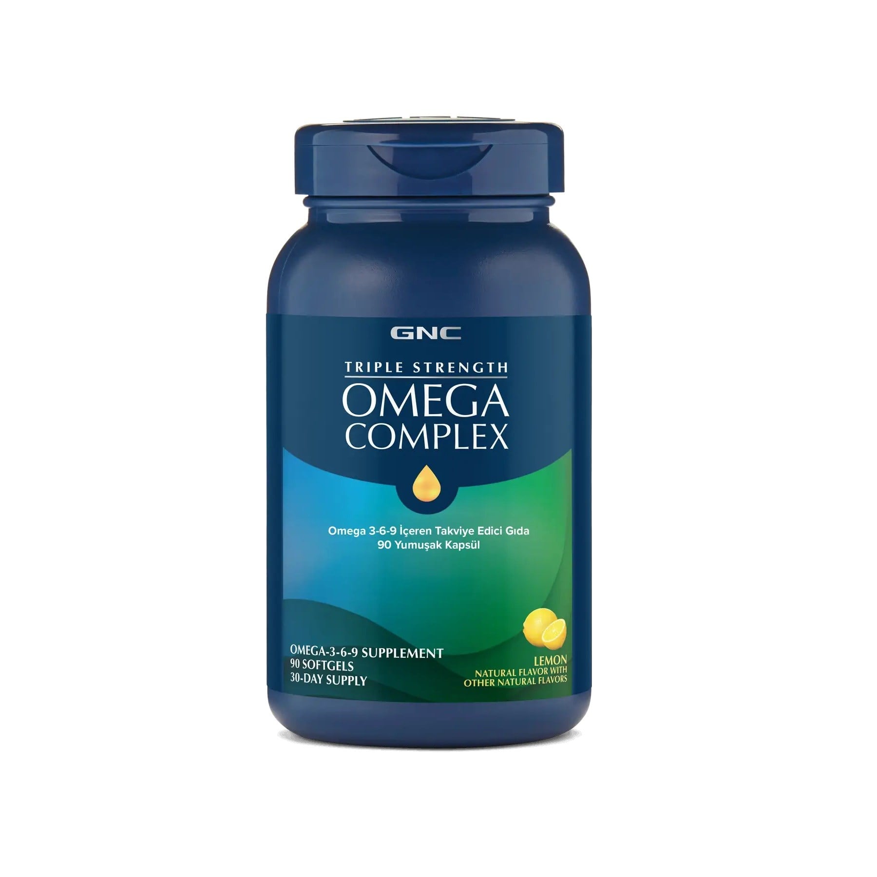 GNC Triple Strength Omega Complex 90 Yumuşak Kapsül