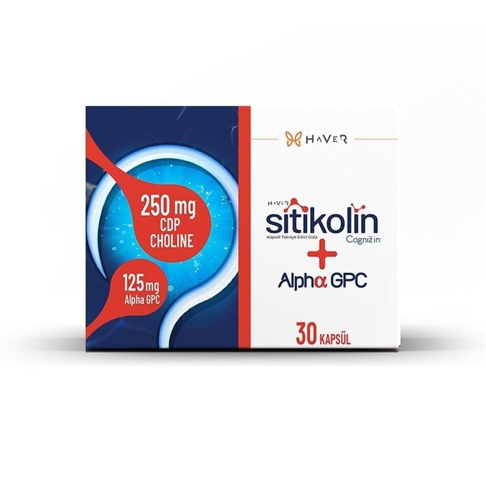 Haver Sitikolin + Alpha GPC 30 Kapsül