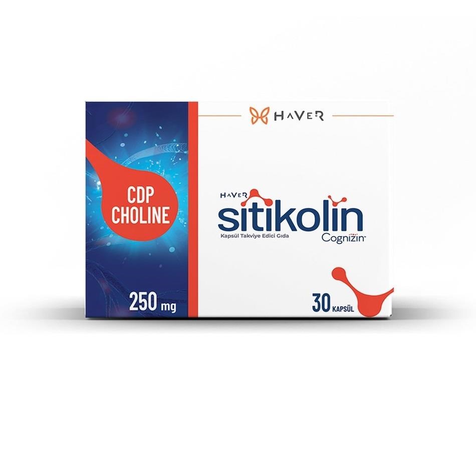 Haver Sitikolin Cognizin 250 mg 30 Kapsül