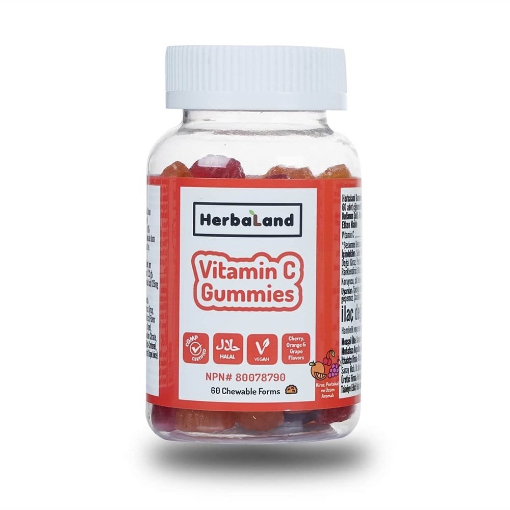 HerbaLand Gummies Vitamin C Çiğnenebilir Form