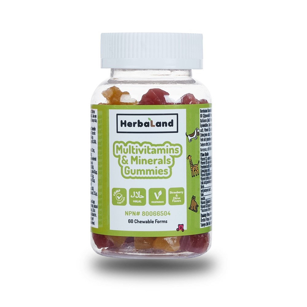 Herbaland Multivitamin ve Mineral 60 Çiğnenebilir Form