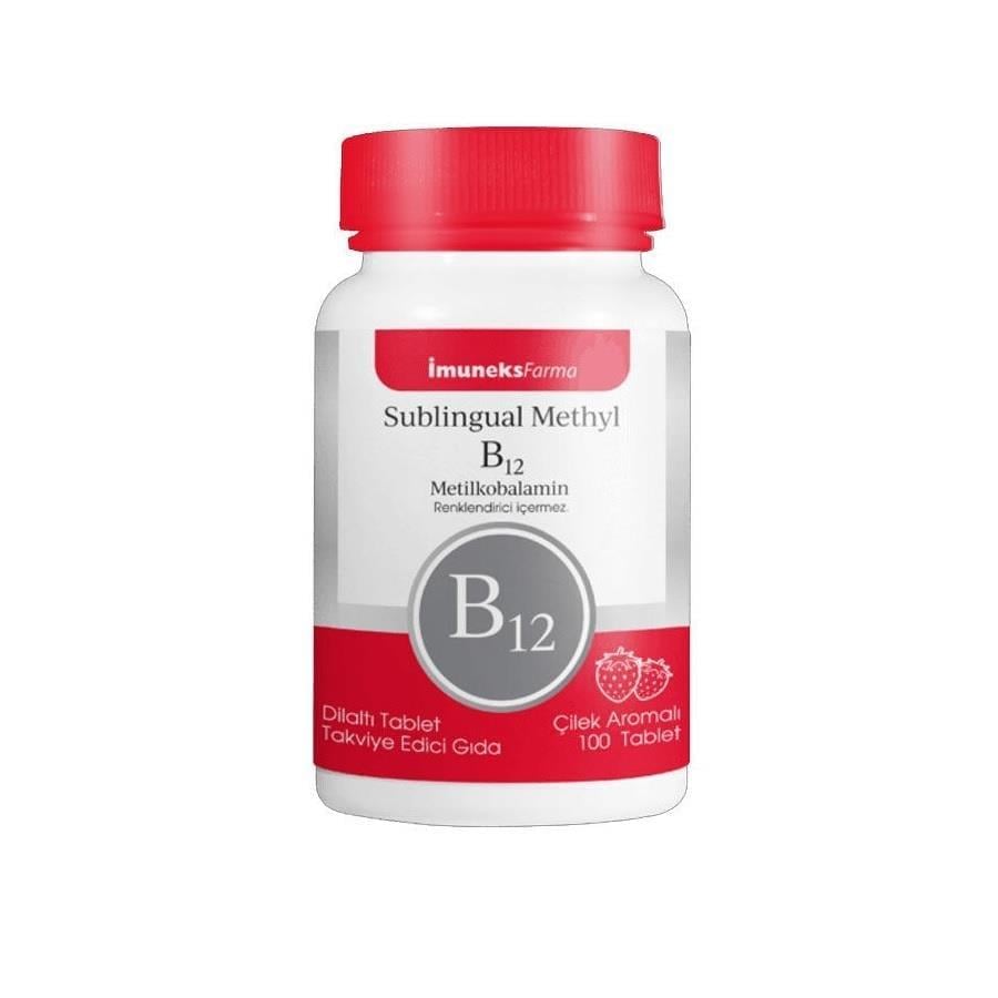 İmuneks Sublingual Methyl B12 100 Dilaltı Tablet