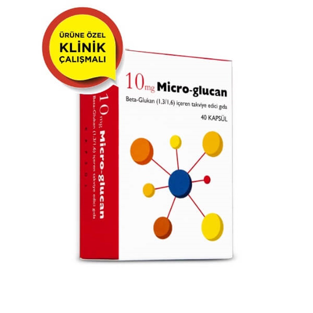 Micro-glucan Beta-Glukan 10 mg 40 Kapsül