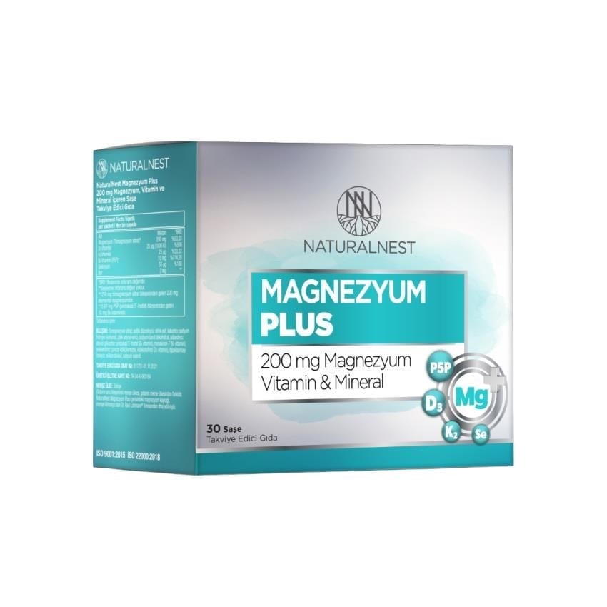 Naturalnest Magnezyum Plus 30 Saşe
