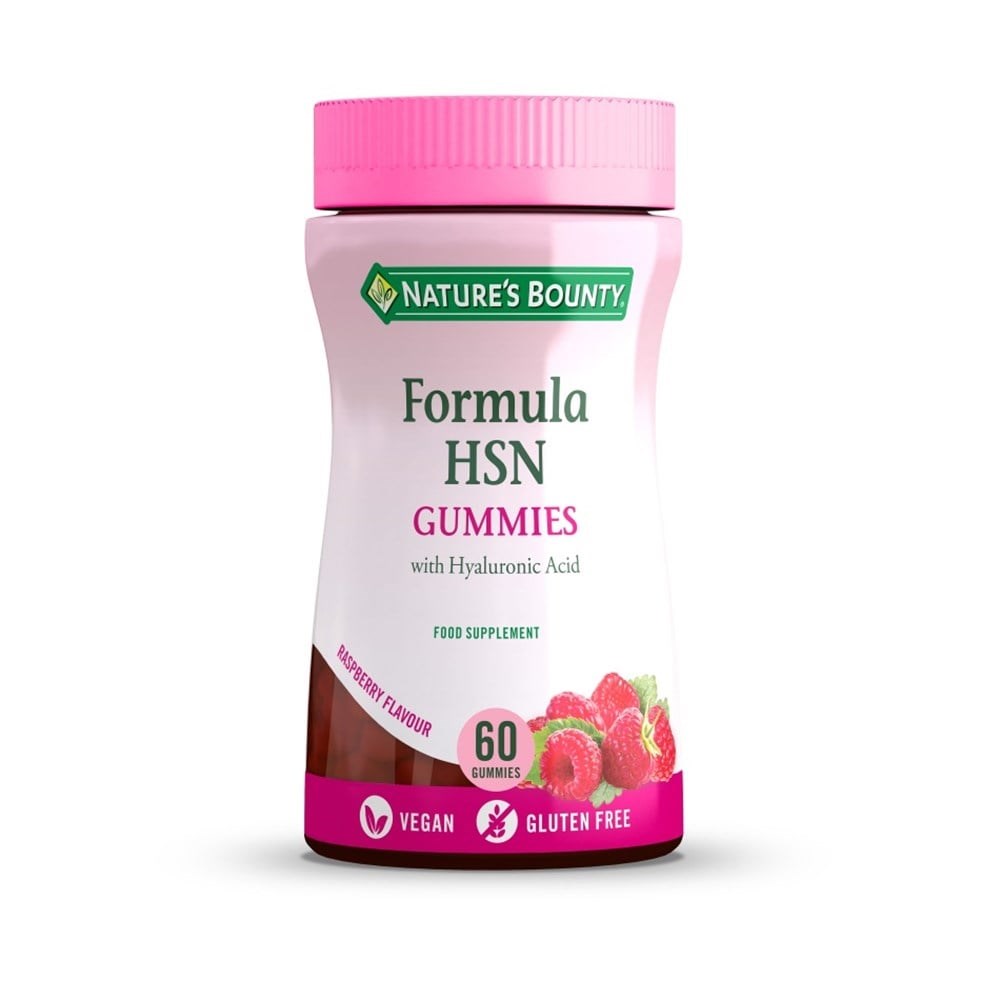 Nature's Bounty Hair, Skin & Nails with Hyaluronic Acid 60 Gummies