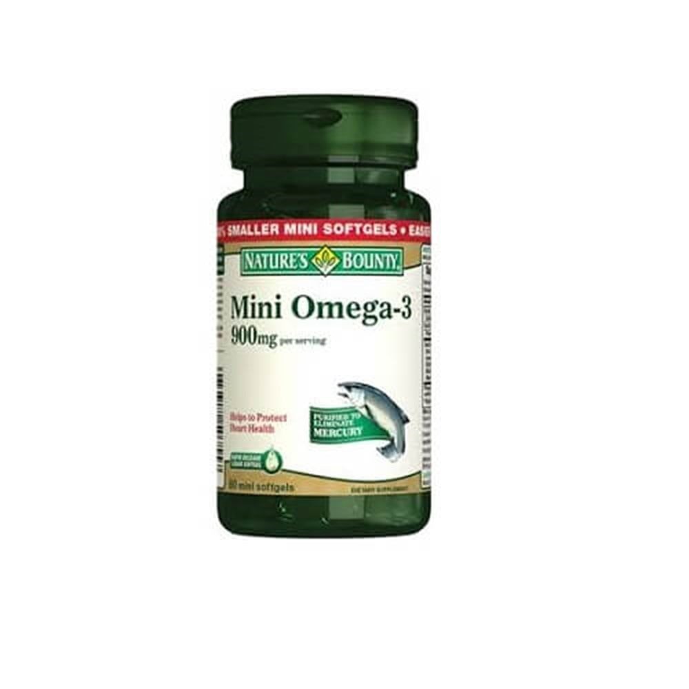 Nature's Bounty Mini Omega-3 900mg 60 Yumuşak Kapsül