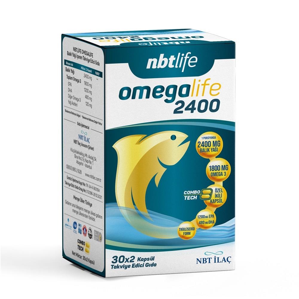 NBTLife Omegalife 2400 30x2 Kapsül