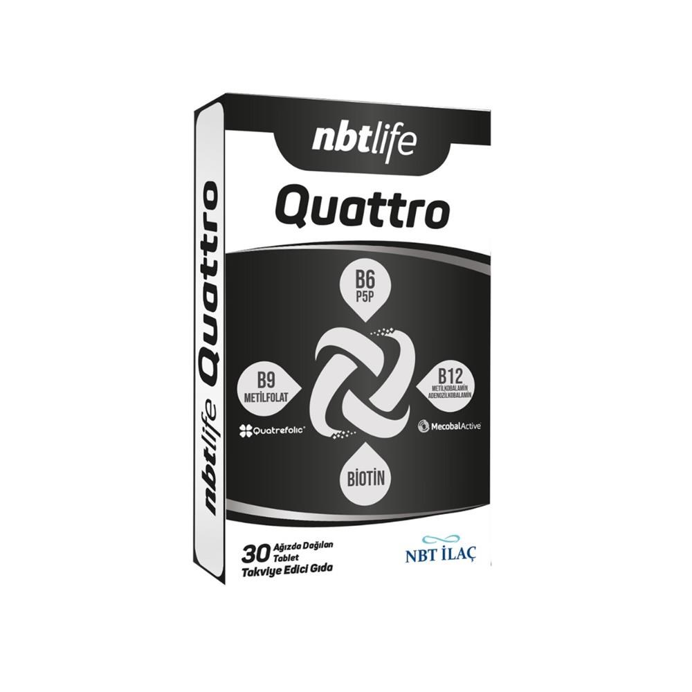 NBTLife Quattro 30 Ağızda Dağılan Tablet