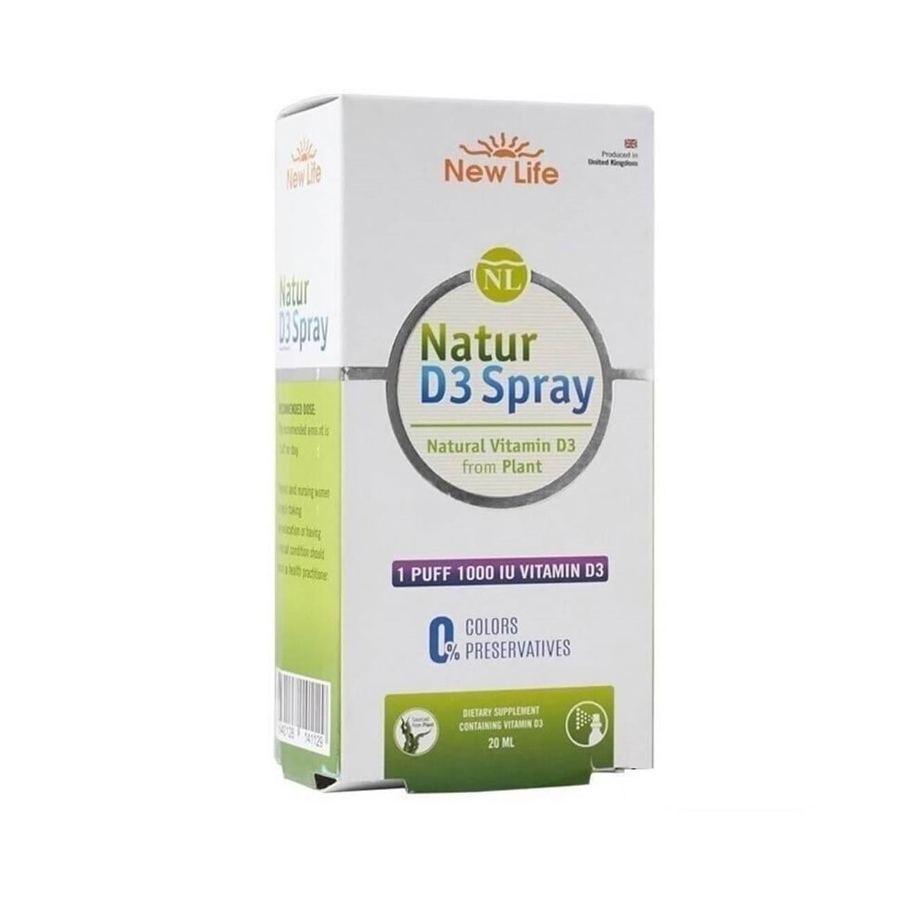 New Life Natur D3 Spray 1000 IU 20 ml