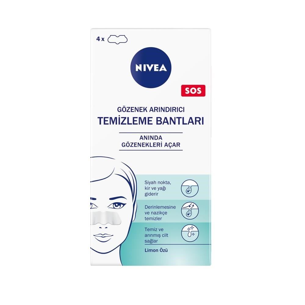 Nivea Gözenek Arındırıcı Temizleme Bantları 4'lü