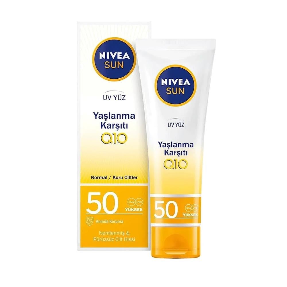 Nivea Sun Yaşlanma Karşıtı Yüz Güneş Kremi SPF50 50 ml