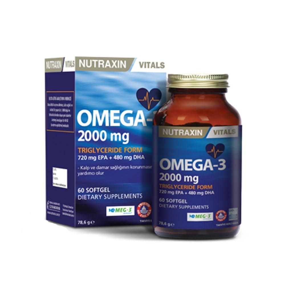 Nutraxin Omega-3 2000 mg 60 Kapsül