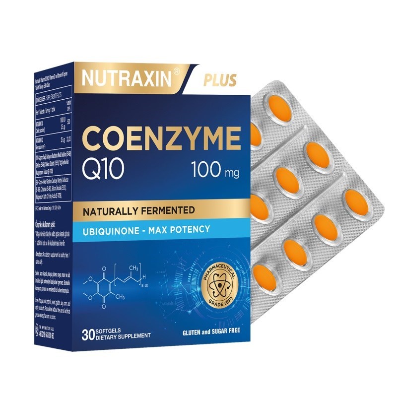 Nutraxin Plus Koenzim Q10 100 mg 30 Kapsül