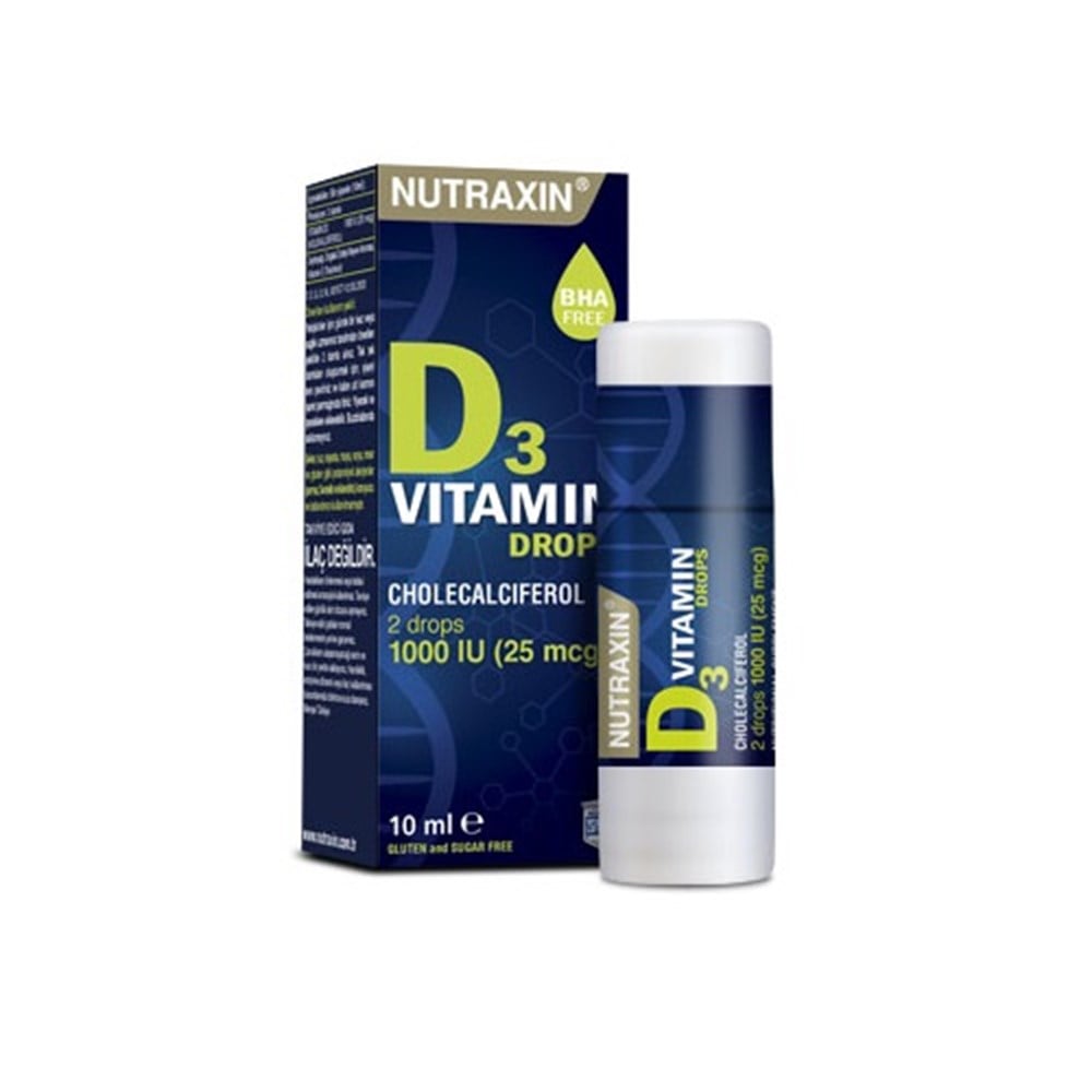 Nutraxin Vitamin D3 1000 IU 10 ml Damla