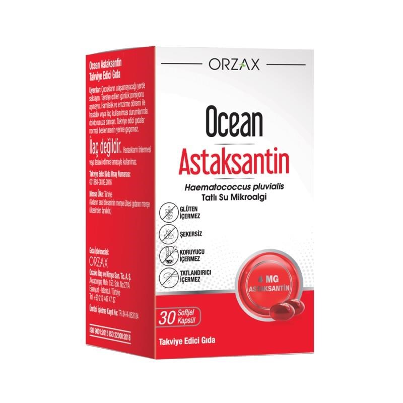 Ocean Astaksantin 30 Softjel Kapsül