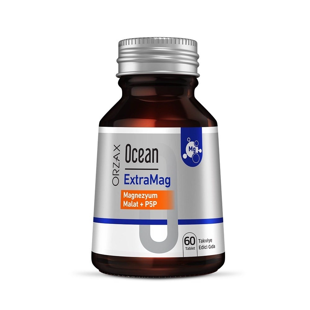 Ocean ExtraMag Magnezyum Malat + P5P 60 Tablet