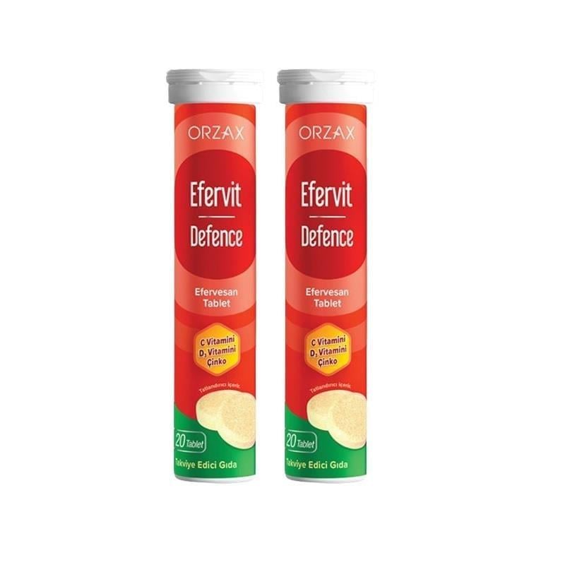 Orzax Efervit Defence 20 Tablet İkincisi % 50 İndirimli Paket