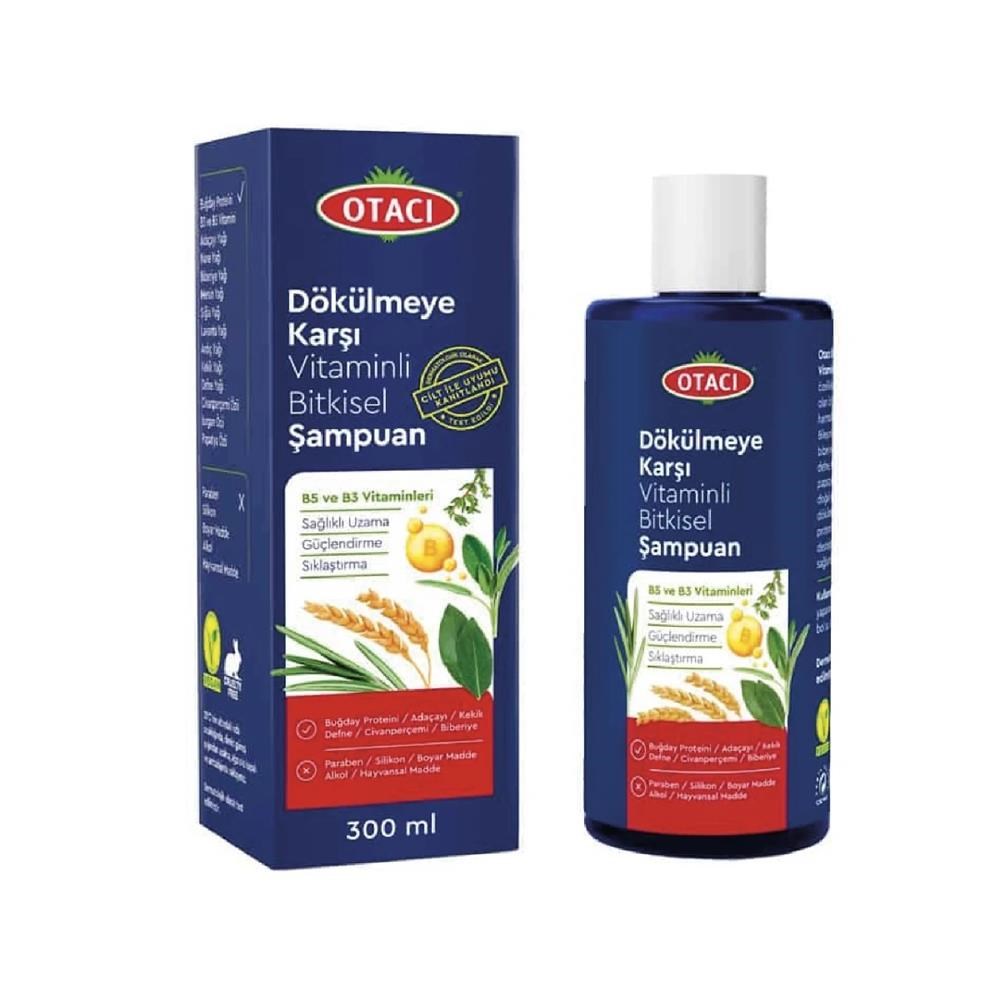 Otacı Dökülmeye Karşı Vitaminli Bitkisel Şampuan 300 ml