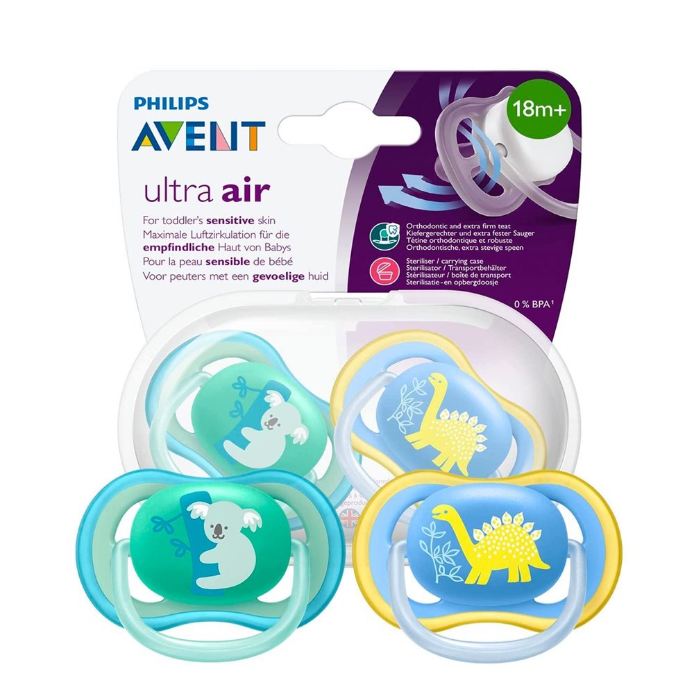 Philips Avent Ultra Air 18m+ Mavi Emzik 2'li