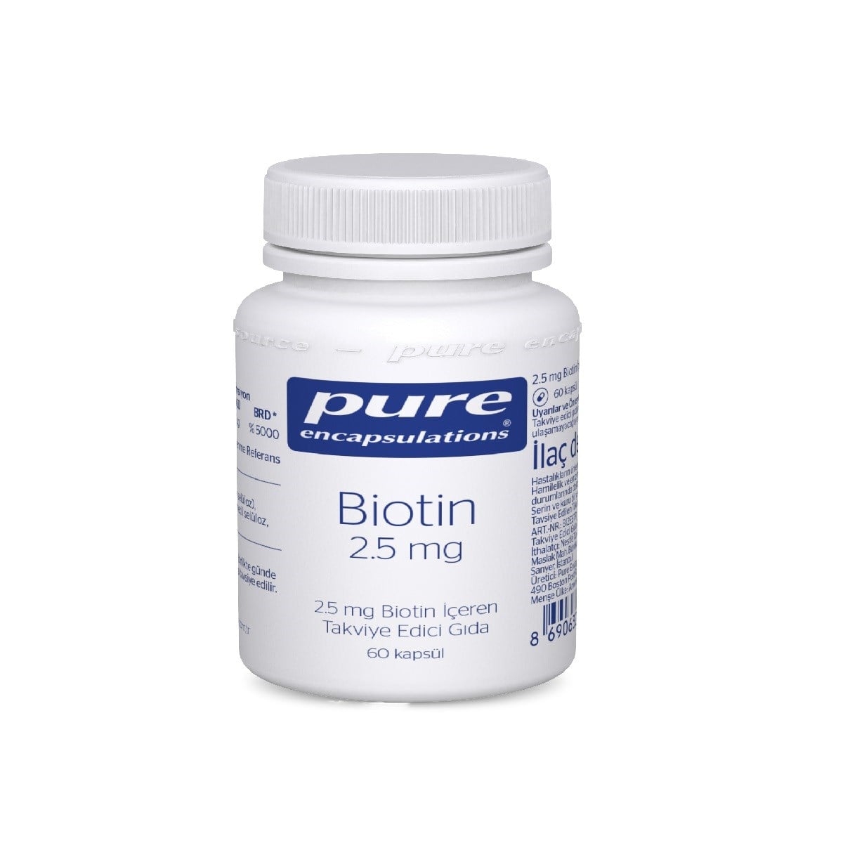 Pure Biotin 60 Kapsül