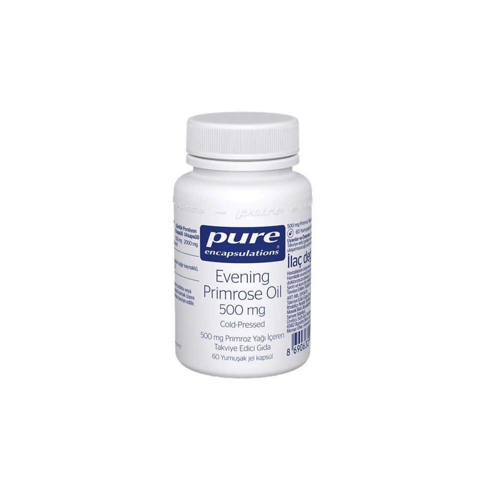Pure Evening Primrose Oil 500 mg 60 Kapsül