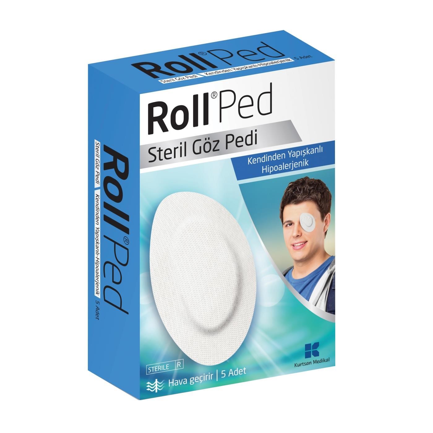 Roll Ped Steril Göz Pedi 5 Adet