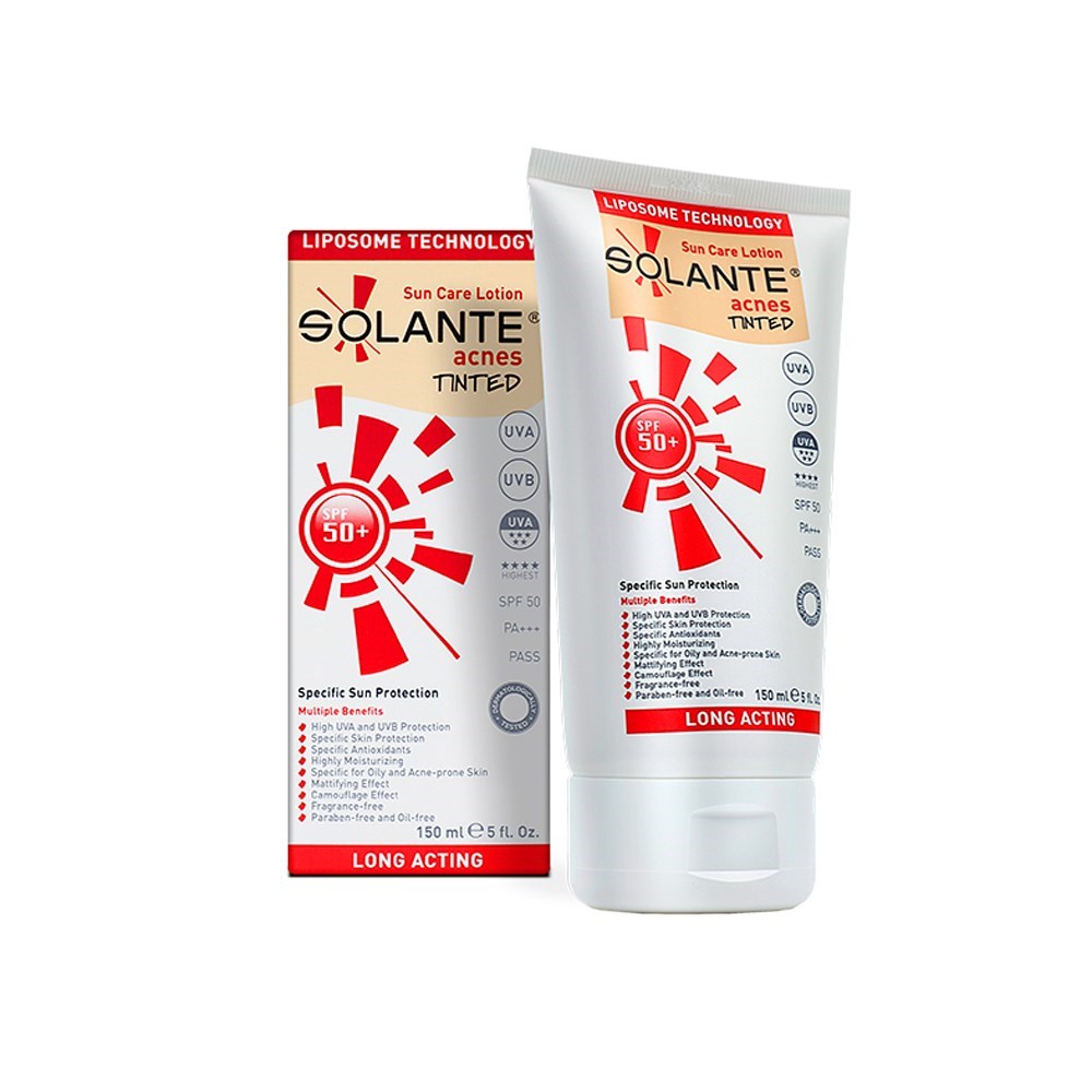 Solante Acnes Tinted Güneş Koruyucu 150 ml