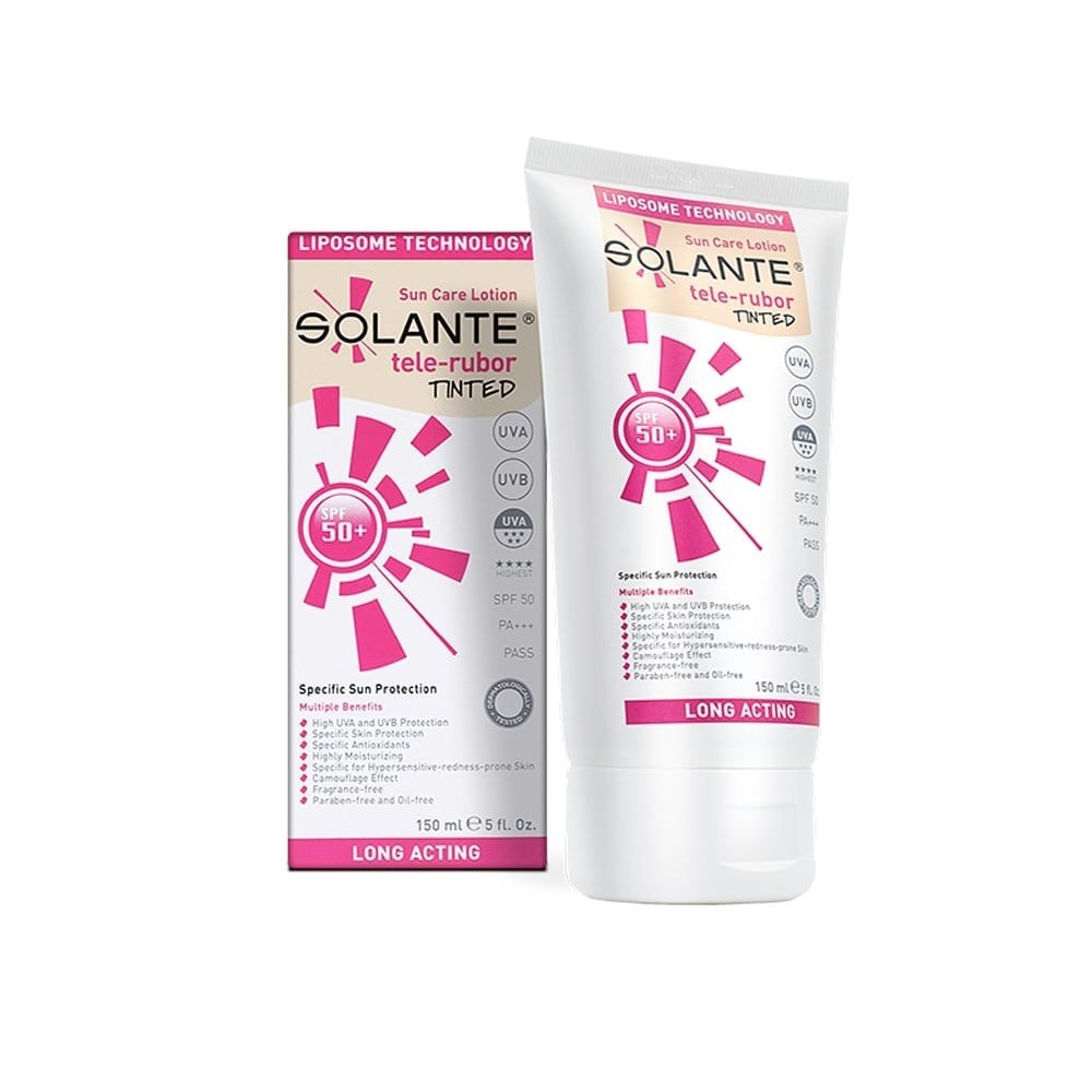 Solante Tele-Rubor Tinted SPF 50+ Güneş Koruyucu 150 ml