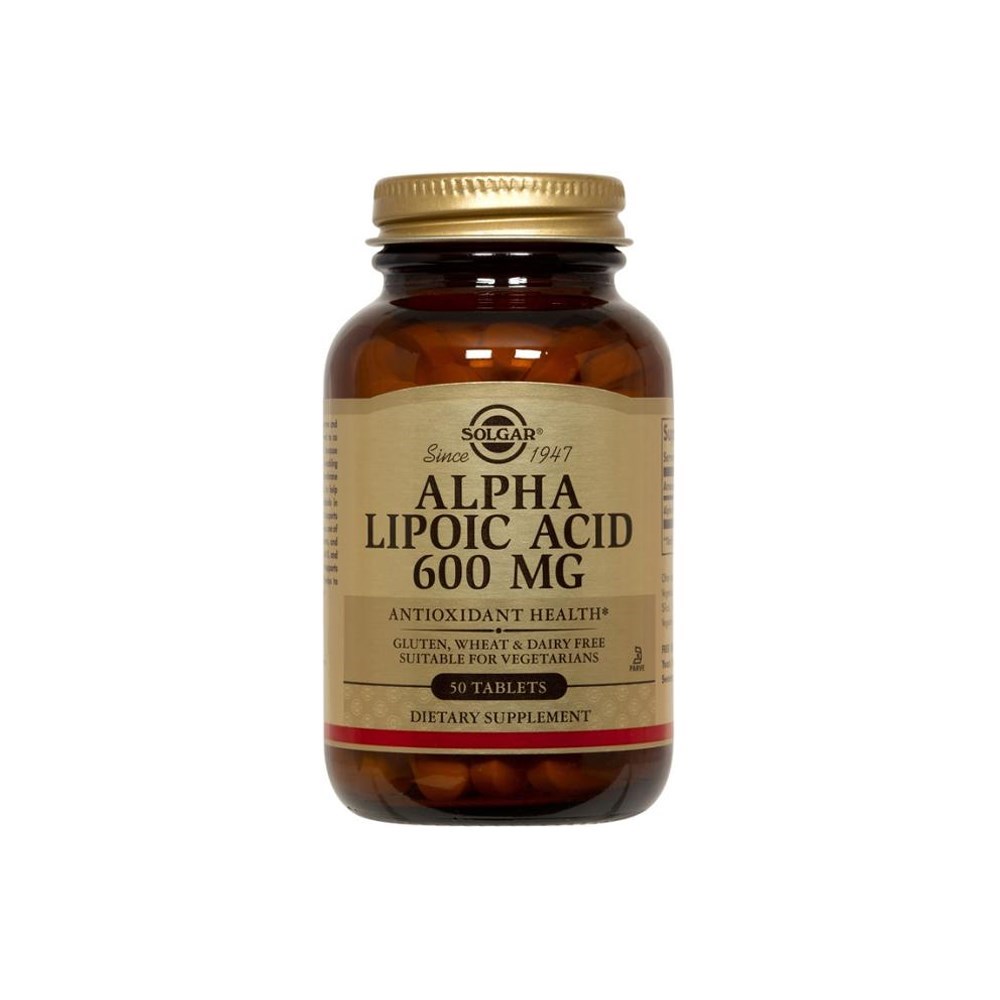 Solgar Alpha Lipoic Acid 600 mg 50 Tablet