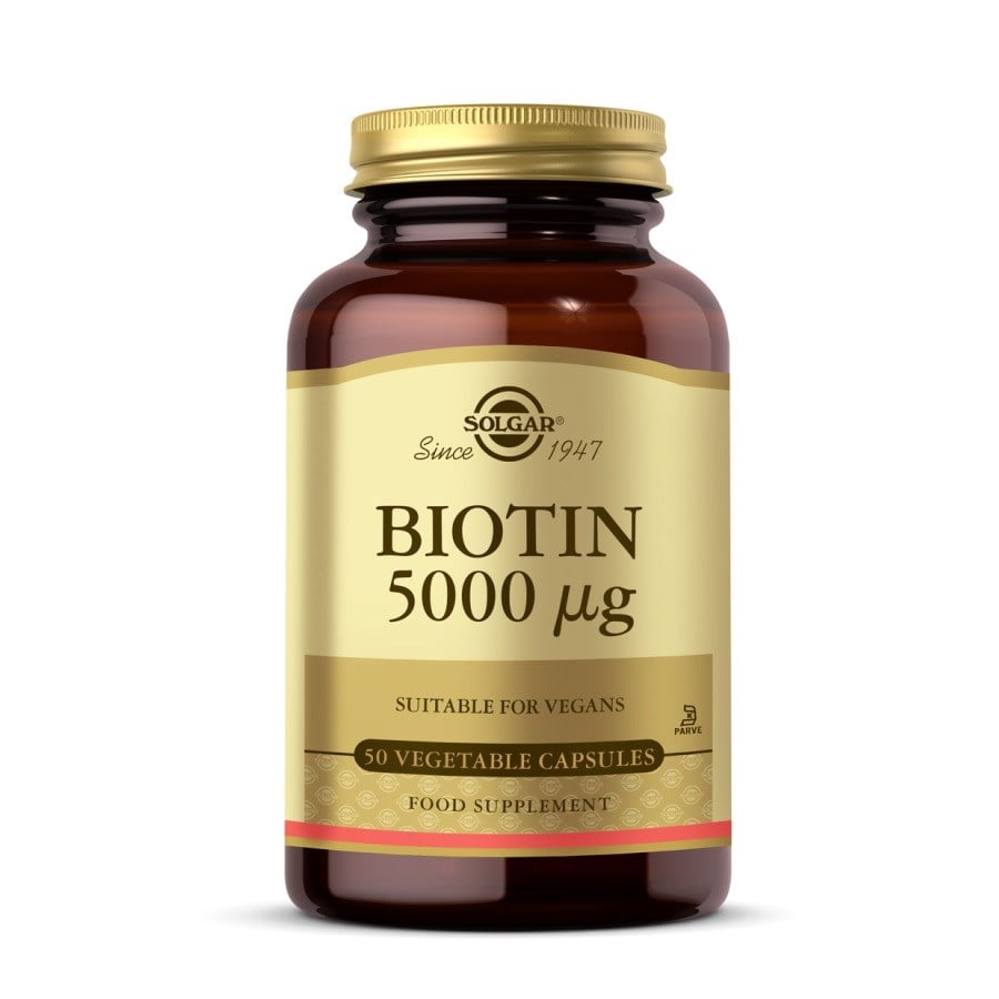 Solgar Biotin 5000 mcg 50 Kapsül