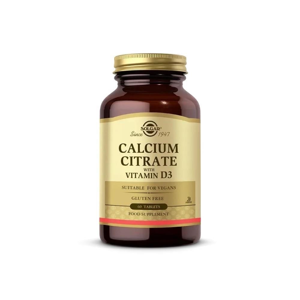 Solgar Calcium Citrate With Vitamin D 60 Tablet