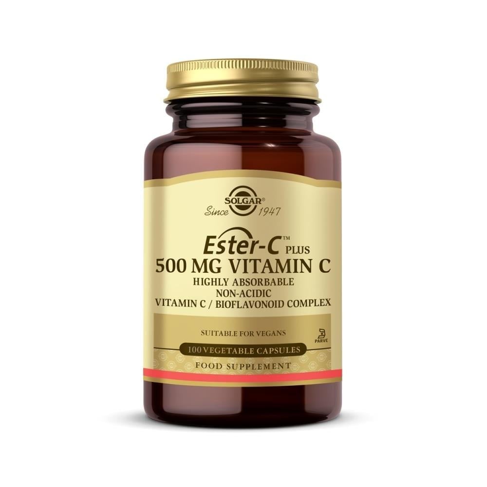 Solgar Ester-C Plus 500 mg Vitamin C 100 Kapsül